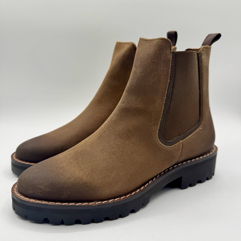Thursday Boot Co Legend Boots Women's Size 6 Safari Brown Rough Out Leather